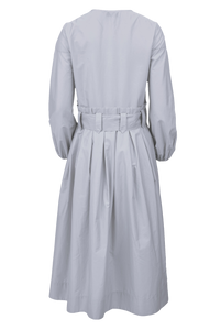 Naxos Long Sleeves Dress - Collage White 062