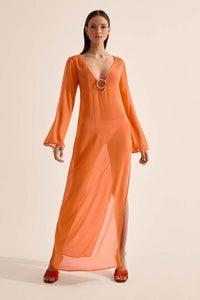 Totem Hoop Dress - Orange