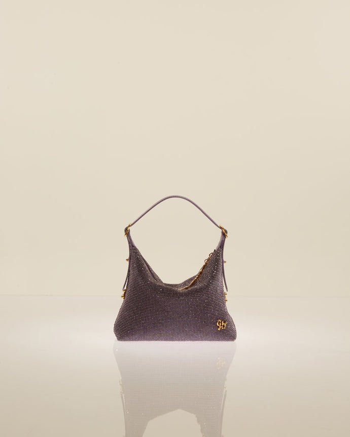 Crystal Bamba Bag - Purple