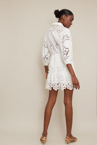 Robin Dress - Embroidered Eyelet
White
