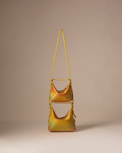 Metallic Rainbow Bamba Bag - Yellow