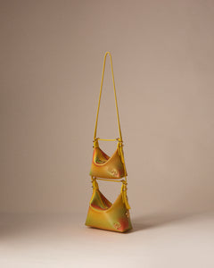 Metallic Rainbow Bamba Bag - Yellow