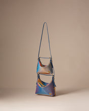Load image into Gallery viewer, Metallic Rainbow Bamba Bag - Blue
