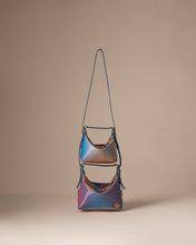 Load image into Gallery viewer, Metallic Rainbow Bamba Bag - Blue
