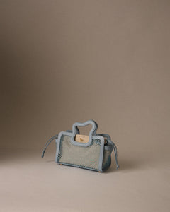 Gigi Crystal Net Bag - Blue