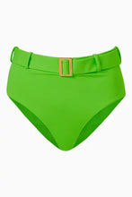 Load image into Gallery viewer, The Belted Brief (High Leg) - Electric Green
