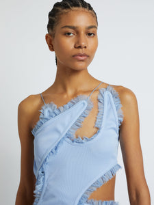 Carina Interlinked Dress - Cornflower