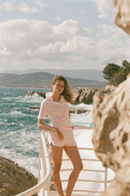 Load image into Gallery viewer, Hotel du Cap Cursive Terry Short - Eden Pink
