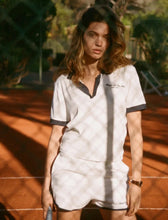 Load image into Gallery viewer, Hotel du Cap Cursive Terry Short - White/Navy
