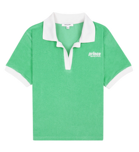 Prince Sporty Terry Polo - Clean Mint/White