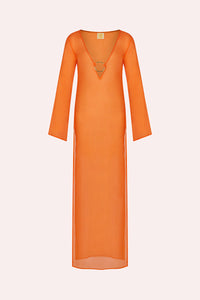 Totem Hoop Dress - Orange