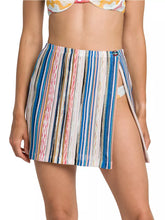Load image into Gallery viewer, Miniskirt - Blue Base Space Dyed W/Lurex
