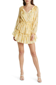 Popover Dress - Lemon Daydream