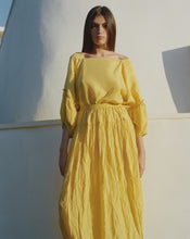 Load image into Gallery viewer, Isabella Pleated Skirt - Jaune

