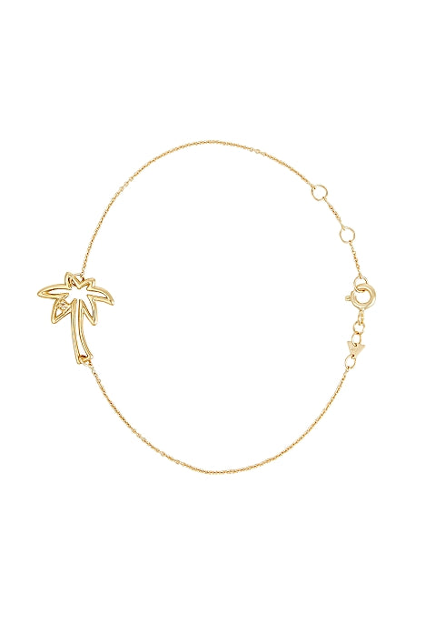 Palmera Brillante Chain Bracelet - Yellow Gold