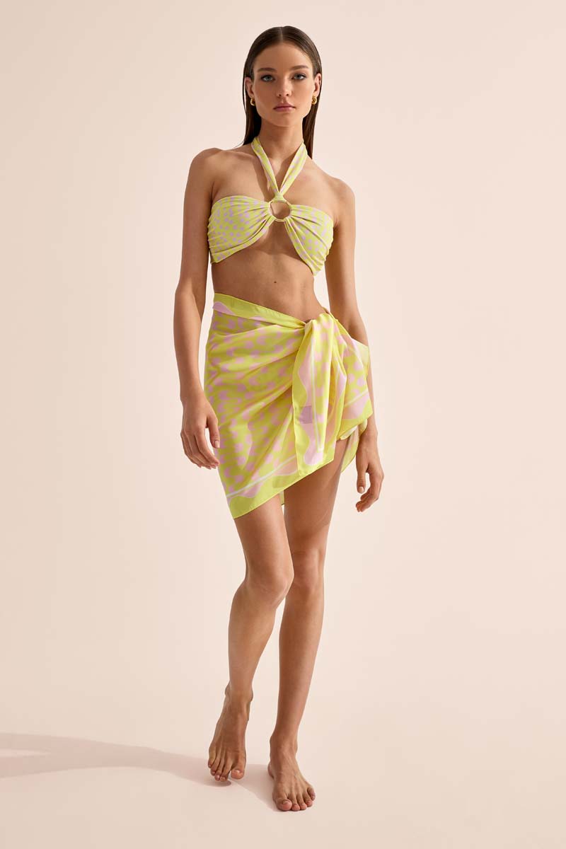 Short Silky Scarf - Sunray