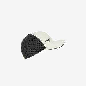 Sease Cap Wool and Bio Nylon Blend and Drilled Alcantara Baseball Cap - Pearl Grey