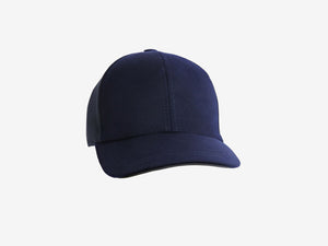 Sease Cap Linen Baseball Cap - Navy Blue
