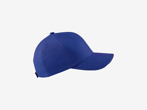 Sease Cap Wool and Nylon Blend and Drilled Alcantara Baseball Cap - Navy Blue