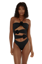 Load image into Gallery viewer, Trinitaria One Piece Bathing Suit- Black
