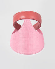 Load image into Gallery viewer, Lia Visor Joined - Pink Leather/Pink Viscose Fsc
