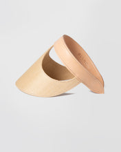 Load image into Gallery viewer, Lia Visor Joined - Natural Leather/Natural Viscose Fsc
