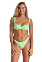 Load image into Gallery viewer, Brigitte Bikini Set - Faded Neon Green
