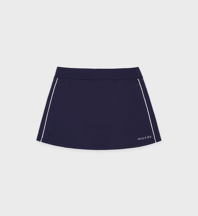 Prince Sporty Court Skirt - Navy 31 / White