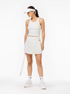 Plisse Skirt - White