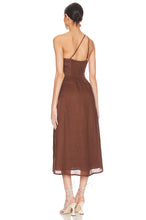 Load image into Gallery viewer, Soko Midi Dress - Chocolate
