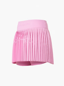 Plisse Skirt - Miami Pink