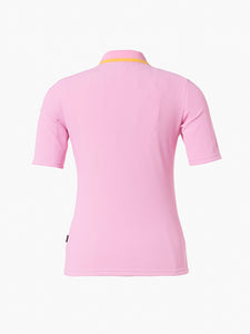 Cassia Short Sleeve Top - Miami Pink