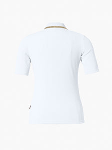 Cassia Short Sleeve Top - White