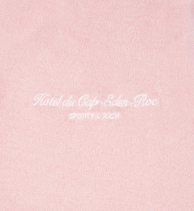 Hotel du Cap Cursive Terry Short - Eden Pink