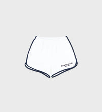 Load image into Gallery viewer, Hotel du Cap Cursive Terry Short - White/Navy
