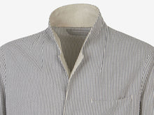 Load image into Gallery viewer, Ellen Blazer Cotton Seersucker Unstructured Blazer -  Pearl Grey
