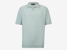 Load image into Gallery viewer, Short Knitted Polo - Sky Blue
