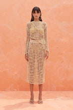 Load image into Gallery viewer, Dawson Skirt Crochet Coverup - Champagne
