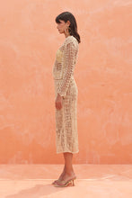 Load image into Gallery viewer, Dawson Skirt Crochet Coverup - Champagne
