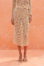Load image into Gallery viewer, Dawson Skirt Crochet Coverup - Champagne
