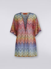 Load image into Gallery viewer, Short Cover Up - Multicolor Chevron
