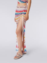 Load image into Gallery viewer, Long Skirt - Multicolor White Base
