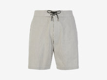 Load image into Gallery viewer, Sunset Short Cotton and Hemp Denim Drawstring Short - Pearl Grey
