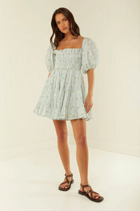 Kub Dress - Blue Diamond
