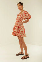 Load image into Gallery viewer, Kub Dress - Red Palm Scene
