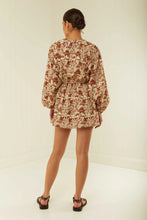 Load image into Gallery viewer, Nova Dress - Brown Palm Scene
