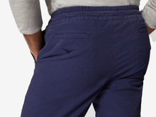 Load image into Gallery viewer, Summer Mindset Cotton Seersucker Drawstring Pants - Mid Blue
