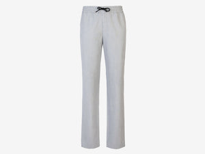 Summer Mindset Cotton Drawstring Pants - Pearl Grey