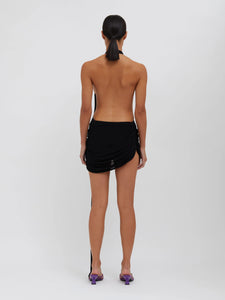 Petra Drape Loin Brief - Black