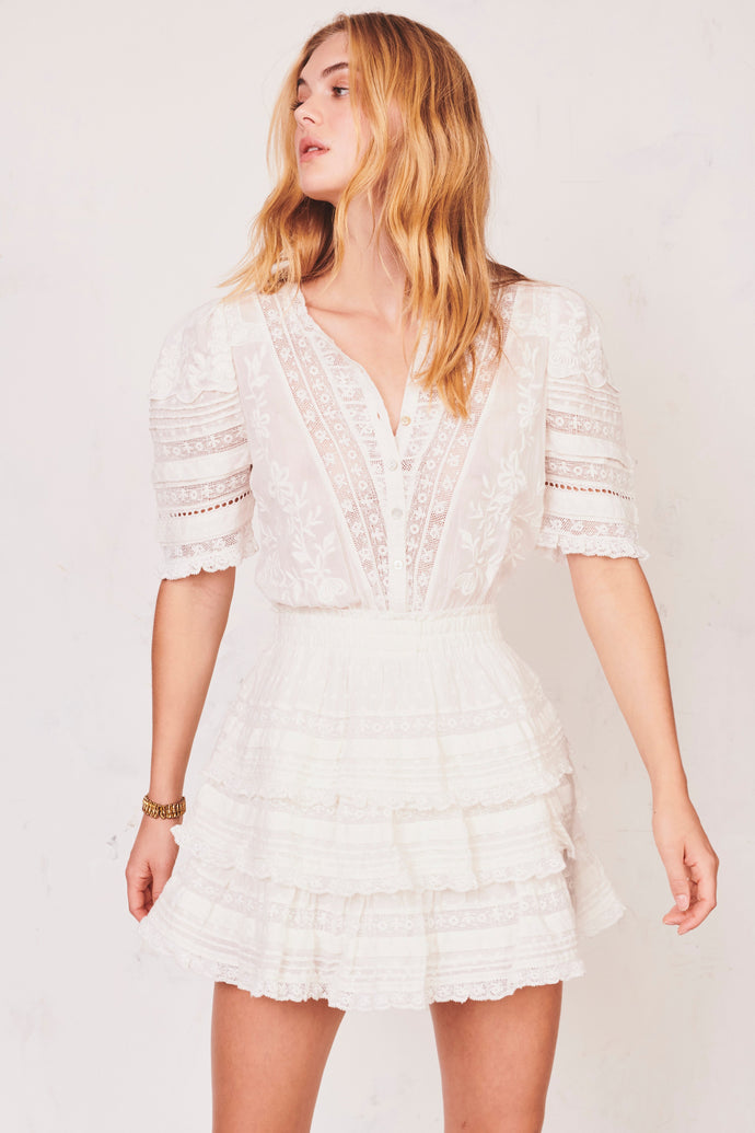 Quincy Dress - White